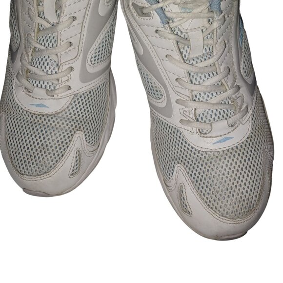 Avia Womens Sneakers Size 9.5 White Light Blue Running Walking Shoes - Picture 11 of 13